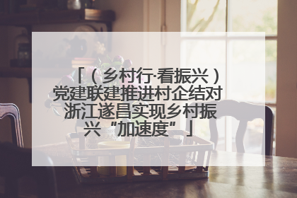 （乡村行·看振兴）党建联建推进村企结对 浙江遂昌实现乡村振兴“加速度”