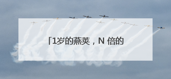 1岁的燕荚，N 倍的宠爱！燕荚周年“荚”年华狂欢攻略大公开
