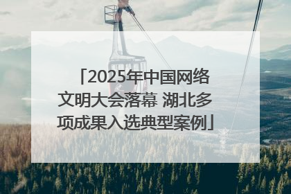 2025年中国网络文明大会落幕 湖北多项成果入选典型案例