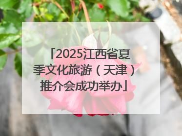 2025江西省夏季文化旅游（天津）推介会成功举办