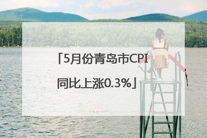 5月份青岛市CPI同比上涨0.3%