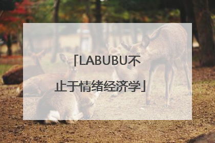 LABUBU不止于情绪经济学
